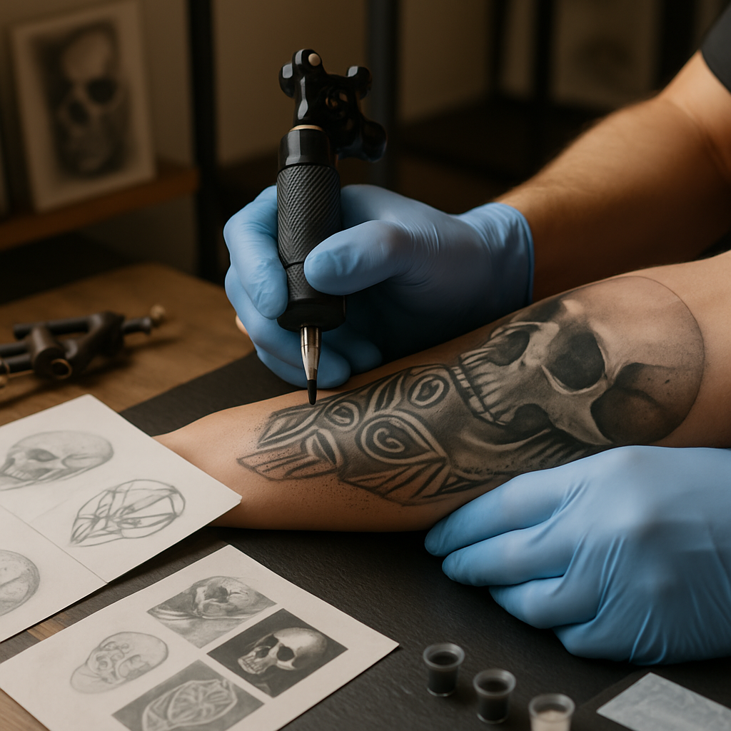 Schädel- und Totemstile von Benjamin Loyaute – Tattoo-Kunst 18204b91 5869 4ef3 a364 3562c29d06ac