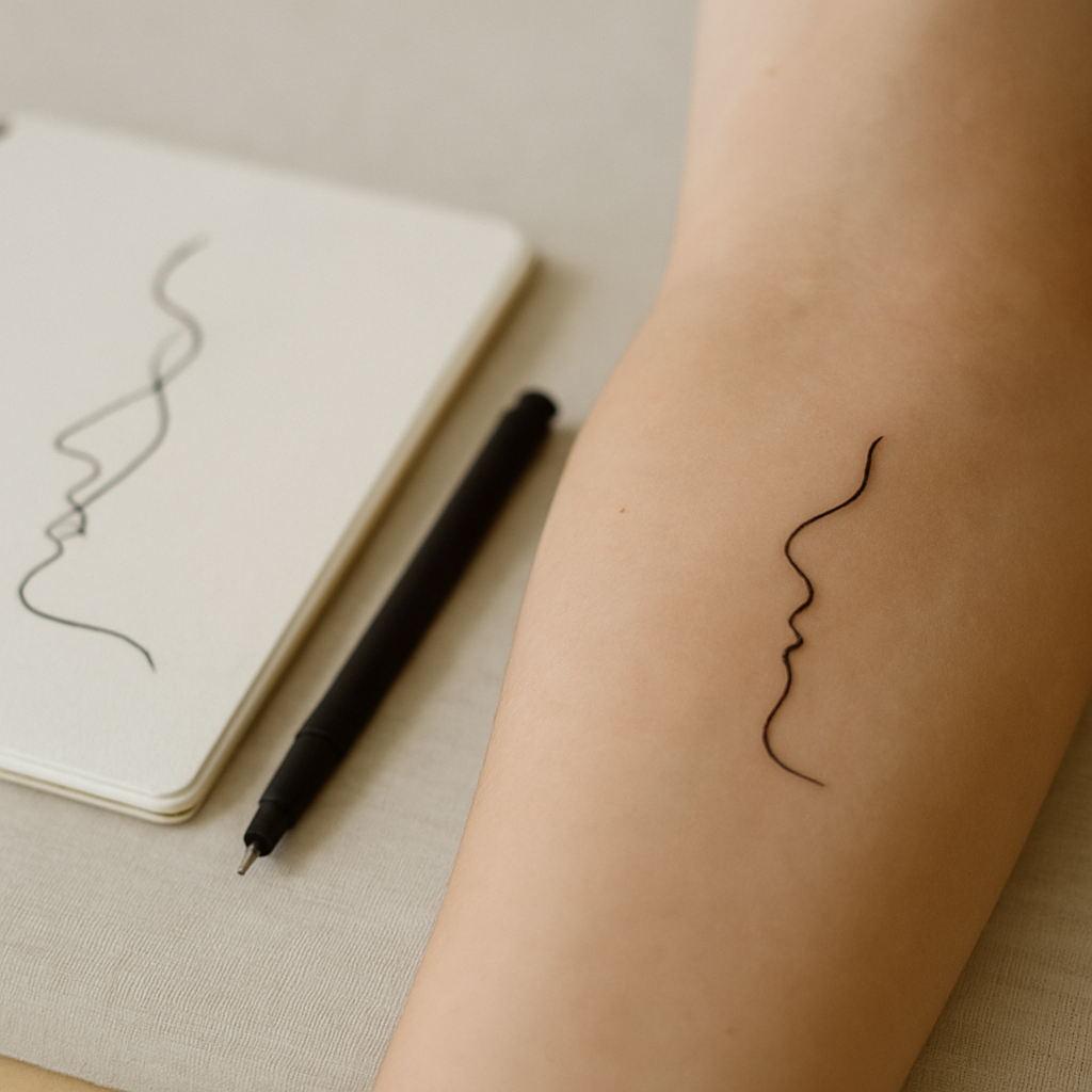 Minimalistische Linienkunst von Benjamin Loyaute – feine Tattoos 7d7e5f43 432f 42bf 8f6d 7074df7f85e0