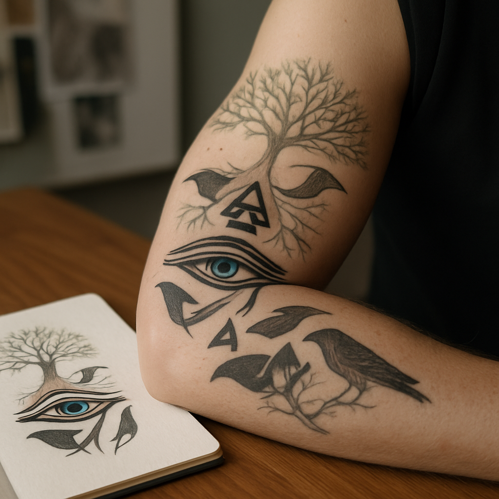 Mythologische Symbolik Motive: Tattoos von Benjamin Loyaute 9b3f6594 420f 4579 85b0 79fb5903a6da