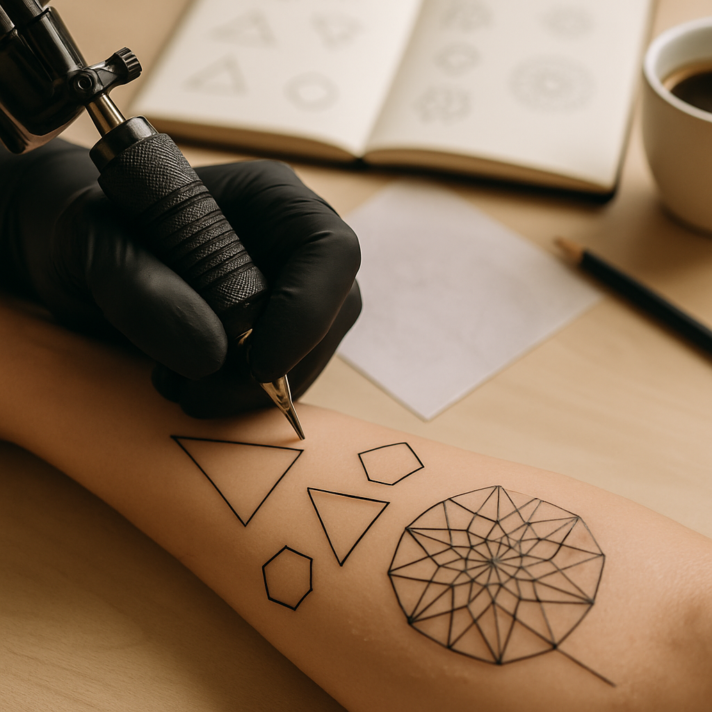 Geometrische Muster Designs: Tattoo-Kunst von Benjamin Loyaute a886474a 5b7a 4ba6 8030 91c588c9c036