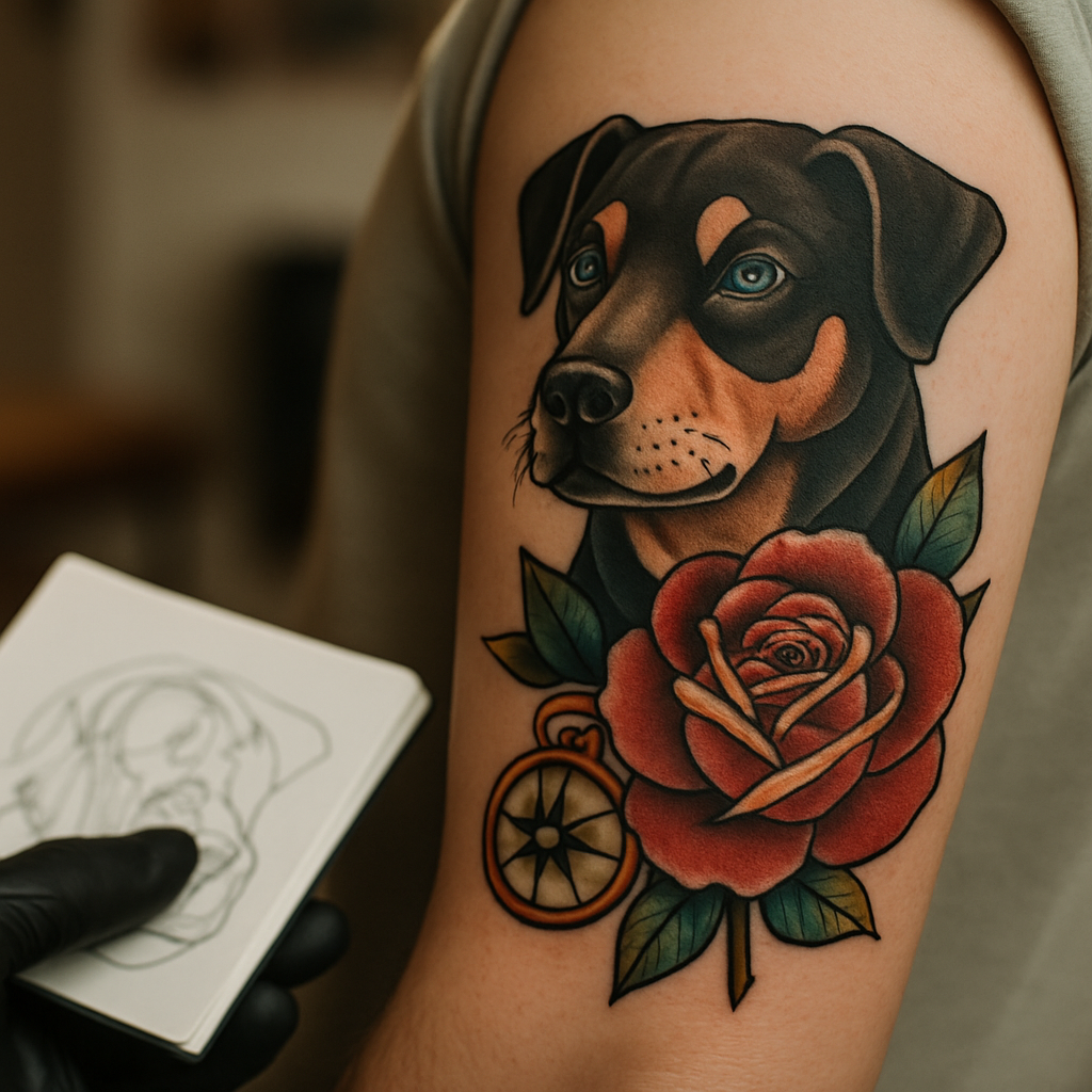 Neo-Traditional Merkmale in Benjamin Loyaute Tattoos ed389d18 828d 4e35 976c d7514bcf57f0